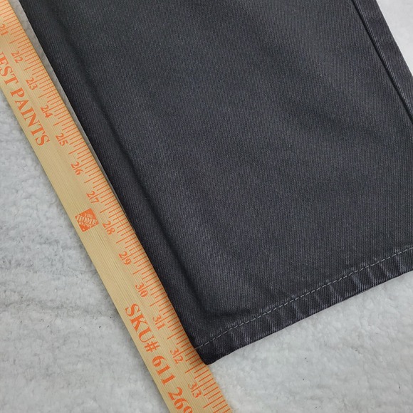 Levis 550 Relaxed Fit Jeans Mens 40‎ x 34 Measures 37 x 32.5 Black 100% Cotton - Picture 6 of 12